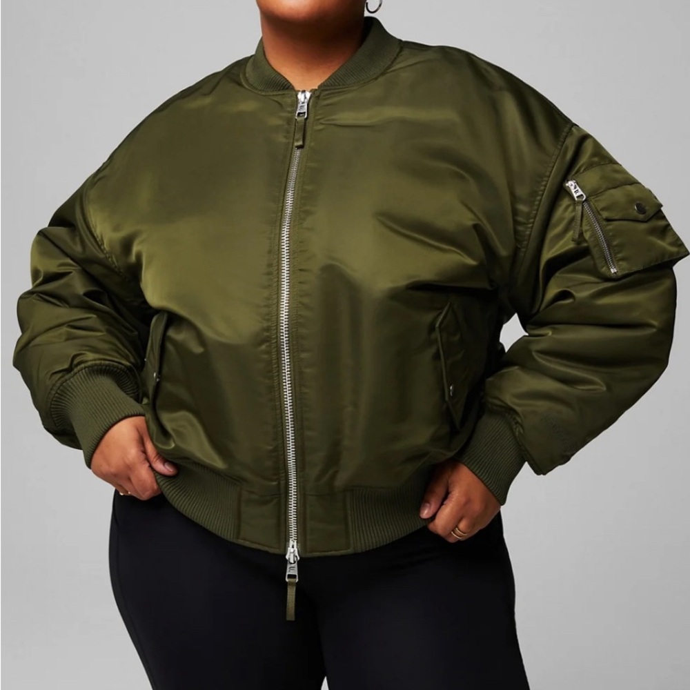 Iconic Oversized Bomber Jacket